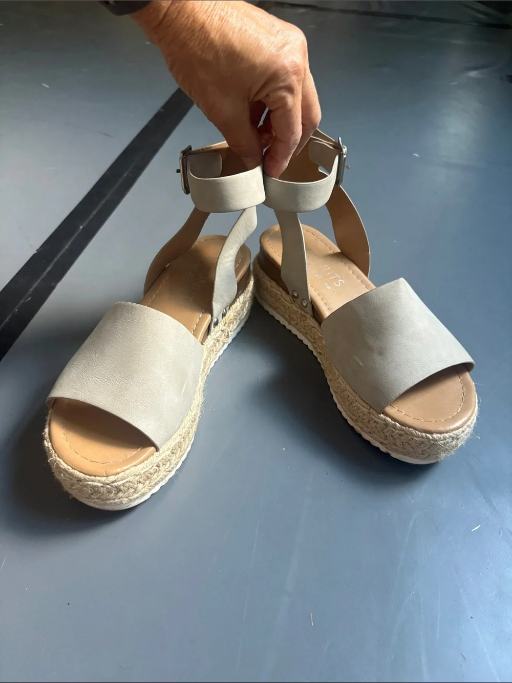 Coconuts by Matisse Women's Ankle-Strap Espadrille Sandals - Light Beige